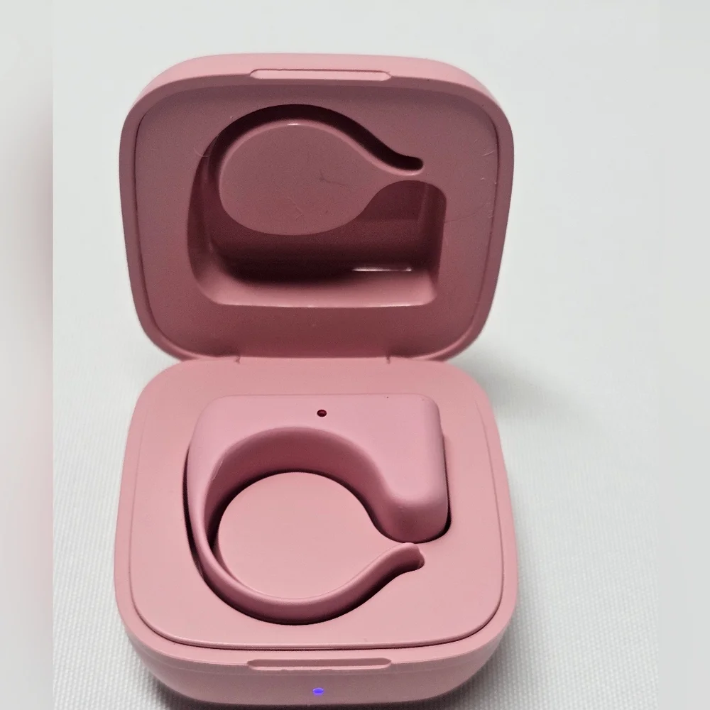Pink Wireless Scrolling Ring with Charging Case